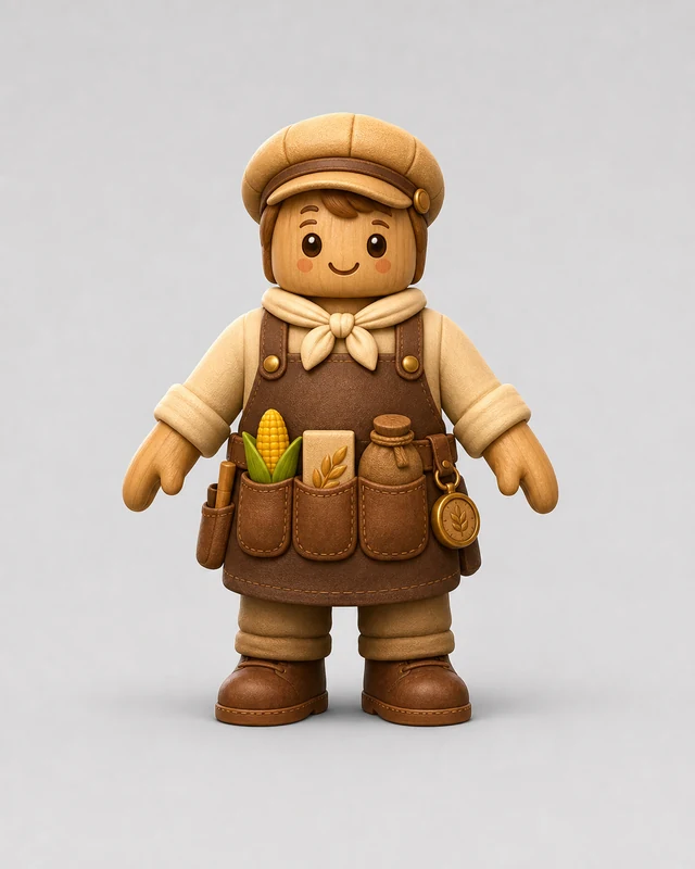 General Shopkeeper Full Body in Greenvale