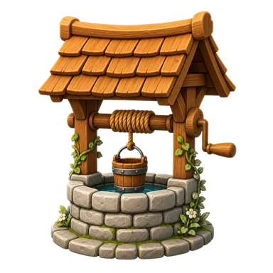 Decorative wishing well
